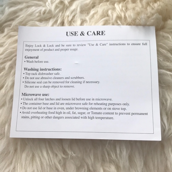 Lock & Lock 4 Piece Set - Picture 5 of 5